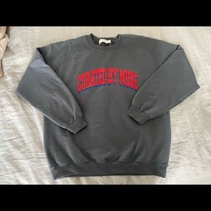 Curated By Muse Crewneck